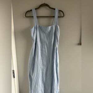 Abercrombie & Fitch linen midi dress
